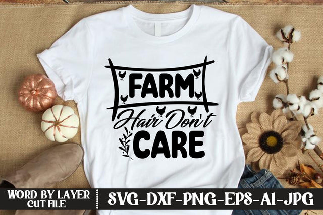 Farm Hair Don't Care Farm SVG CUT FILE SVG MStudio 