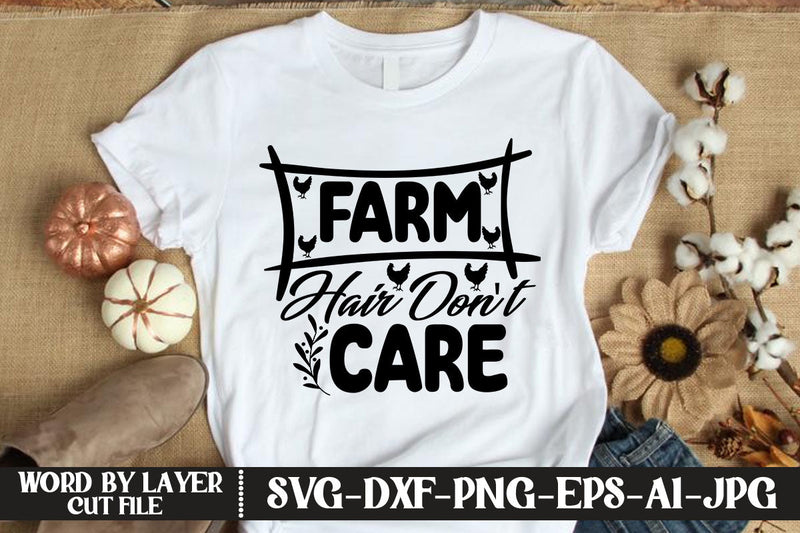 Farm Hair Don't Care Farm SVG CUT FILE SVG MStudio 