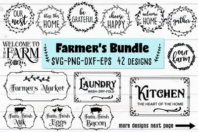 Farm Life Bundle SVG Craft Pixel Perfect