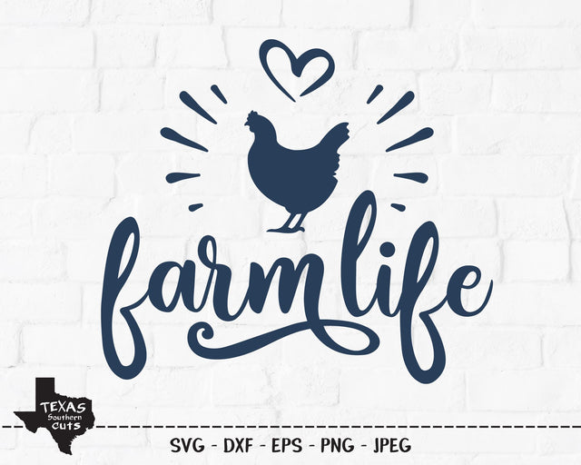 Farm Life | Country SVG SVG Texas Southern Cuts 
