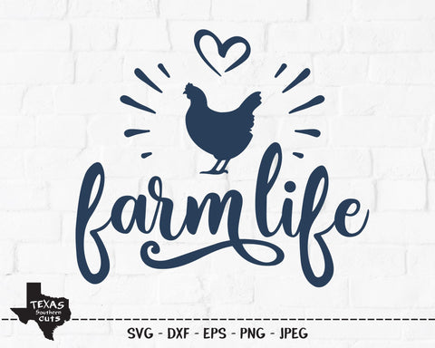 Farm Life | Country SVG SVG Texas Southern Cuts 