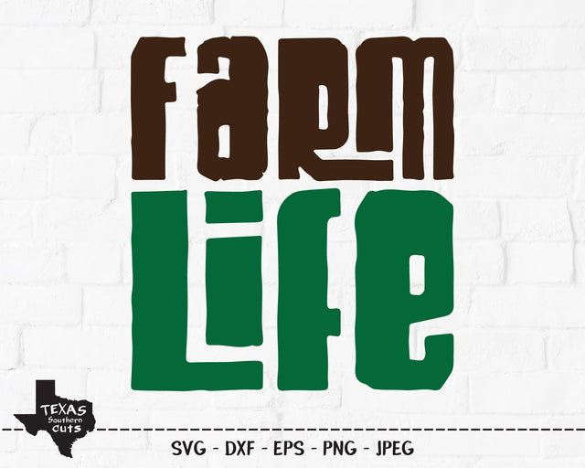 Farm Life | Country SVG SVG Texas Southern Cuts 