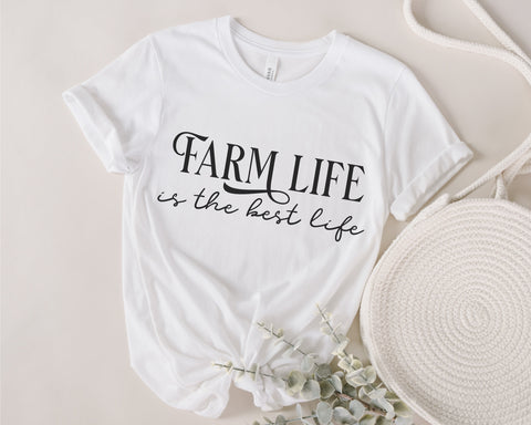 Farm Life Is The Best Life, farmhouse svg, Farm svg designs, farm svg, Country svg, Home Decor svg, Homestead Svg, farm life svg, svg shirt SVG Fauz 