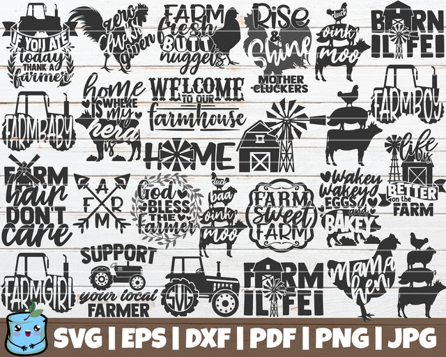 Farm Life SVG Bundle SVG MintyMarshmallows 