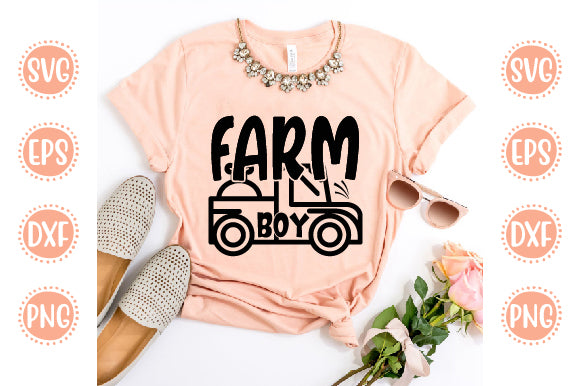 Farm Life Svg Design Farm boy SVG SH_Tee store 