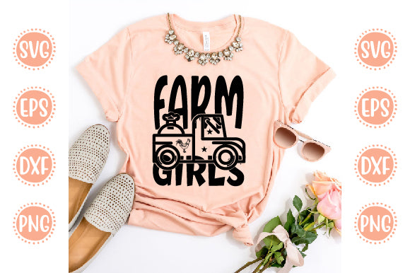 Farm Life Svg Design Farm girls SVG SH_Tee store 