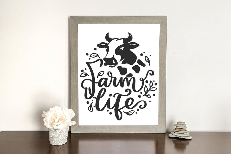 Farm Life SVG Farmhouse Sign Cut File SVG dapiyupi store 