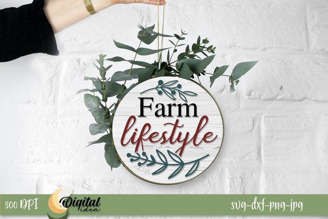 Farm Lifestyle SVG. Design Quote SVG. Family SVG SVG Evgenyia Guschina 