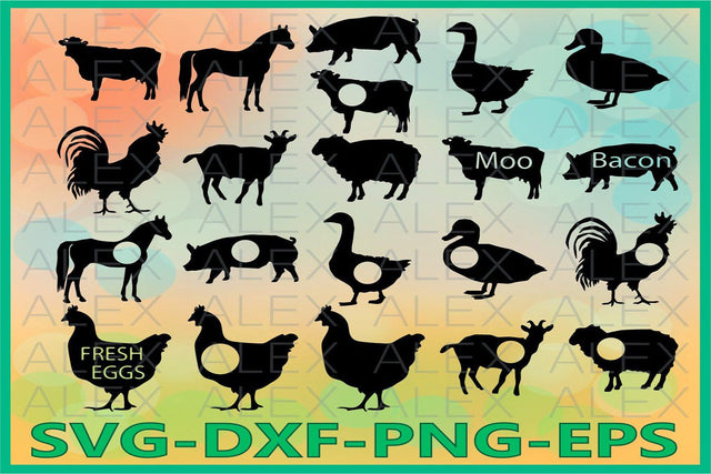 Farm Monogram Svg SVG AlexSVGStudio 