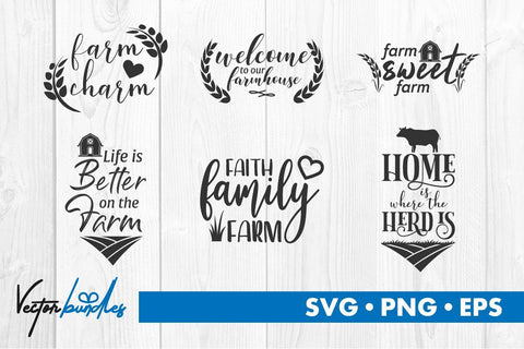 Farm quote bundle svg SVG vectorbundles 