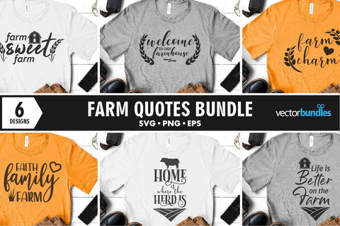 Farm quote bundle svg SVG vectorbundles 
