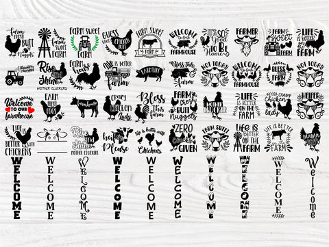 Farm SVG Bundle, Farmhouse Svg, Cricut Svg Files SVG TonisArtStudio 