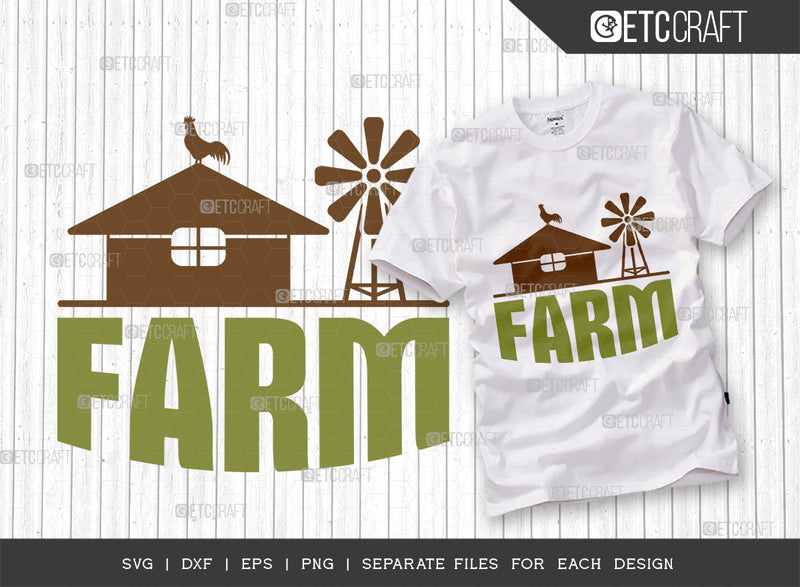 Farm SVG Cut File | Farming Svg | Farm Lover Svg | Farm Home Svg | Dairy Farm Svg | Farmer Svg | Farmhouse Svg | Poultry Svg | Quote Design SVG ETC Craft 