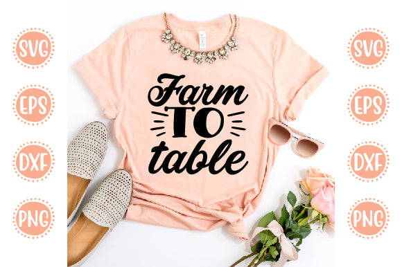 Farm svg Design farm to table SVG SH_Tee store 