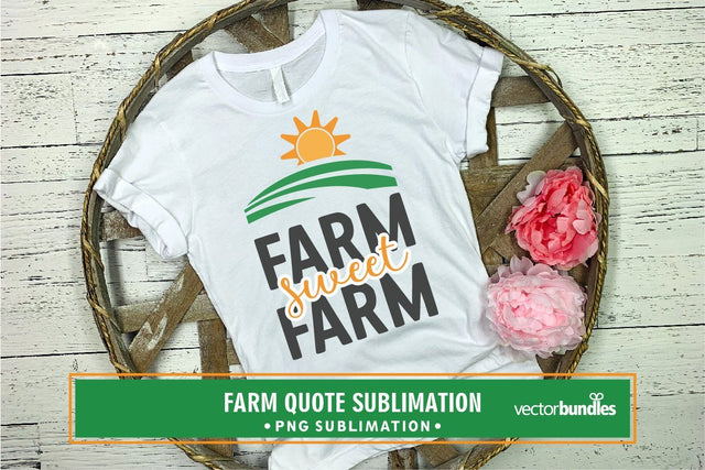 Farm sweet farm sublimation Sublimation vectorbundles 