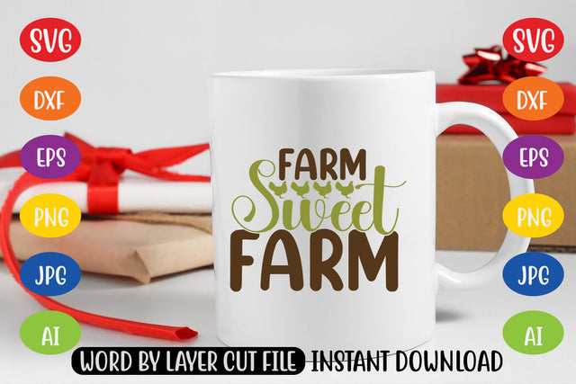 Farm Sweet Farm SVG CUT FILE SVG MStudio 