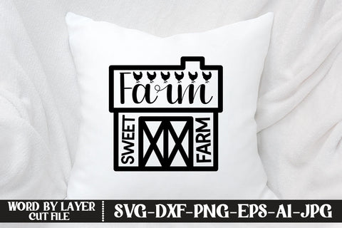 Farm Sweet Farm SVG CUT FILE SVG MStudio 