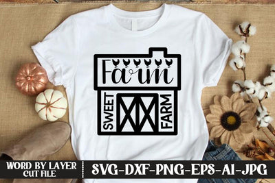 Farm Sweet Farm SVG CUT FILE SVG MStudio 