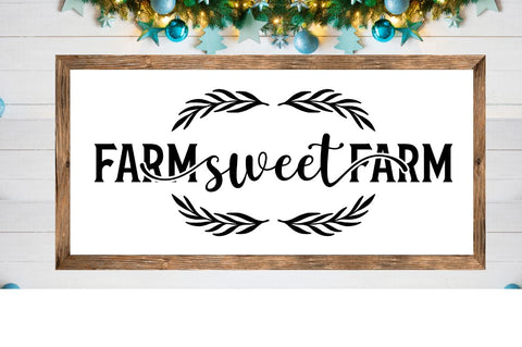 Farm sweet farm SVG, Farm sweet farm SVG DESIGNISTIC 