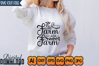 Farm Sweet Farm,SVGs,Quotes and Sayings,Food & Drink,On Sale, Print & Cut SVG Newmockups 