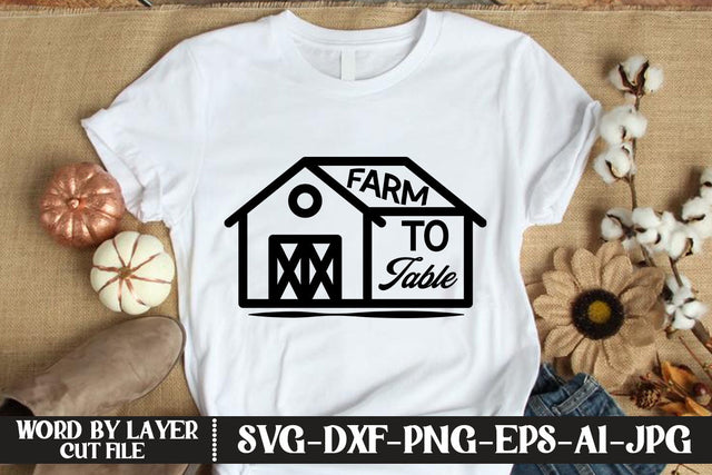 Farm To Table SVG CUT FILE SVG MStudio 