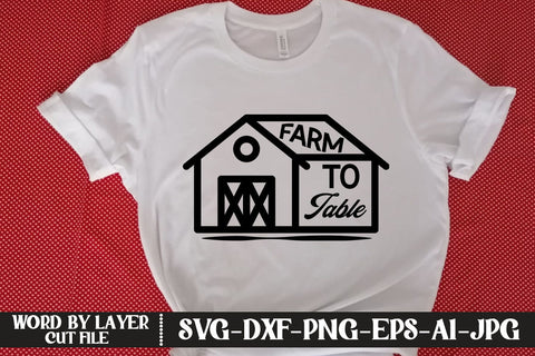 Farm To Table SVG CUT FILE SVG MStudio 