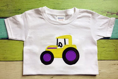 Farm Tractor Applique Embroidery Embroidery/Applique Designed by Geeks 