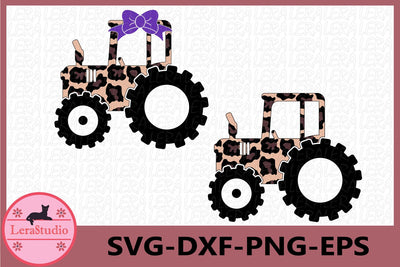 Farm Tractor Leopard Svg SVG Lerastudio 