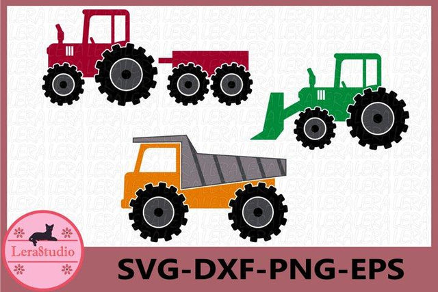 Farm Tractor Svg SVG Lerastudio 