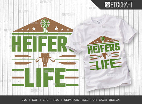 Farmer Bundle Vol-13 SVG Cut File | Farming Svg | Barn Life Svg | Farm Life Svg | Heifers Life Svg | USA Farm Tractor Svg | Barn In The USA Svg | Yes I Was Raised In A Barn Svg | Quote Design SVG ETC Craft 