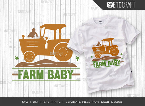 Farmer Bundle Vol-14 SVG Cut File | Farming Svg | Crop Top Svg | Not Today Heifer Svg | Farm Baby Svg | Bless This Farm Svg | Born To Farm Forced To Go To School Svg | Farm Hair Don't Care Svg | Quote Design SVG ETC Craft 