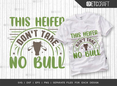 Farmer Bundle Vol-15 SVG Cut File | Farming Svg | Bless Heifers Svg | Heifers Gonna Hate Svg | This Heifer Don't Take No Bull Svg | Guess What Chicken Butt Svg | I Don't Give A Cluck Svg | Farm Living Is The Life For Me Svg | Quote Design SVG ETC Craft 