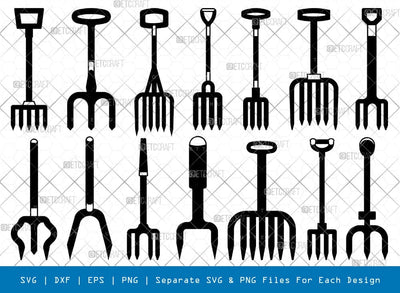 Farmer Pitch Silhouette, Farmer Pitch SVG, Farmer Fork Svg, Agriculture Fork Svg, Digging Fork Svg, Farmer Pitch Bundle, SB00850 SVG ETC Craft 