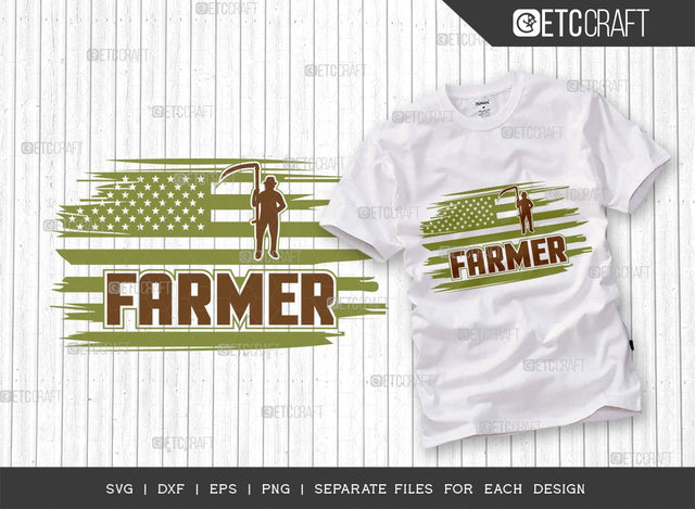 Farmer Svg Cut File | Farm Life Svg | Proud Farmer Svg | Cultivator Svg | Farmer Life Svg | Farmer Svg | Farmhouse Svg | Farming Svg | Quote Design SVG ETC Craft 