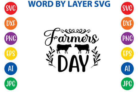 Farmers Day, Farmhouse SVG Design SVG Rafiqul20606 