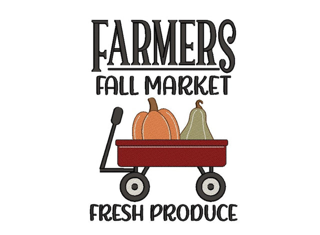 Farmers Fall Market Embroidery Design Embroidery/Applique DESIGNS Nino Nadaraia 