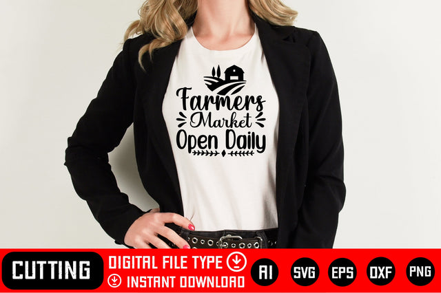 Farmers Market Open Daily SVG CraftlabSvg29 