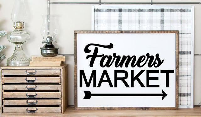 Farmers Market SVG cut file, Country SVG Quote, Farmhouse sign SVG, Home decor, Digital Art, Graphic Designs, Vector Art, Primitive wood sign svg, Farmhouse Printable PNG, Cricut, Instant download, Digital Download, Kitchen SVG Farmstone Studio Designs 