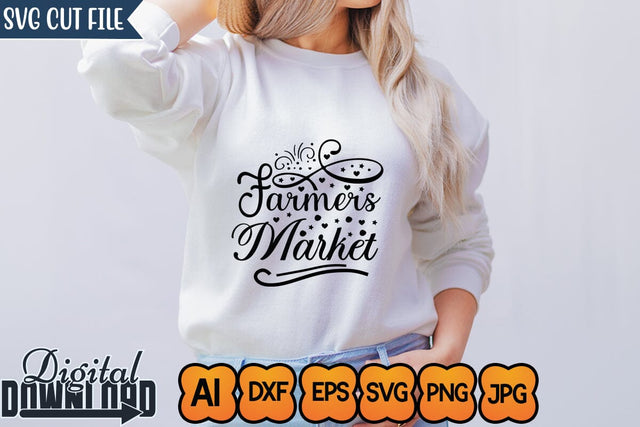Farmers Market,SVGs,Quotes and Sayings,Food & Drink,On Sale, Print & Cut SVG Newmockups 