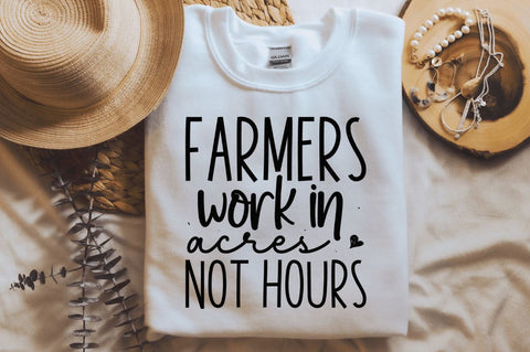 Farmers work in acres not hours SVG SVG Regulrcrative 