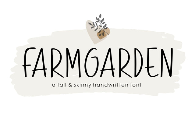 Farmgarden Font Qwrtype Foundry 