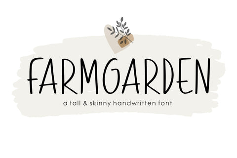 Farmgarden Font Qwrtype Foundry 