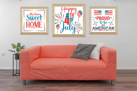 Farmhouse 4th of July Bundle - svg eps ai png pdf SVG zafrans studio 