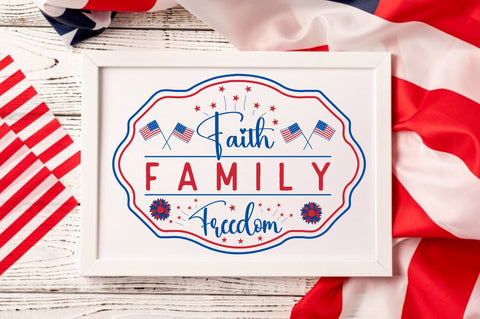 Farmhouse 4th of July Sign Bundle SVG DESIGNS DARK 