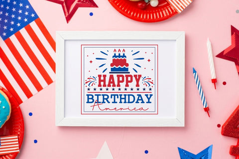 Farmhouse 4th of July Sign Bundle SVG DESIGNS DARK 