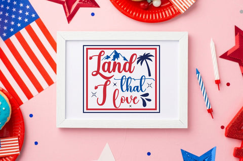 Farmhouse 4th of July Sign Bundle SVG DESIGNS DARK 