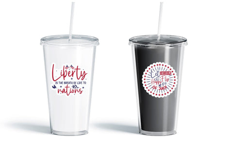 Farmhouse 4th of July Sticker Bundle Sublimation DESIGNS DARK 