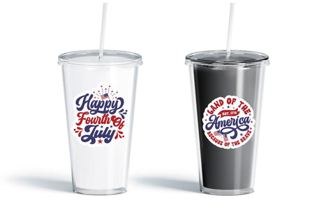 Farmhouse 4th of July Sticker Bundle Sublimation DESIGNS DARK 