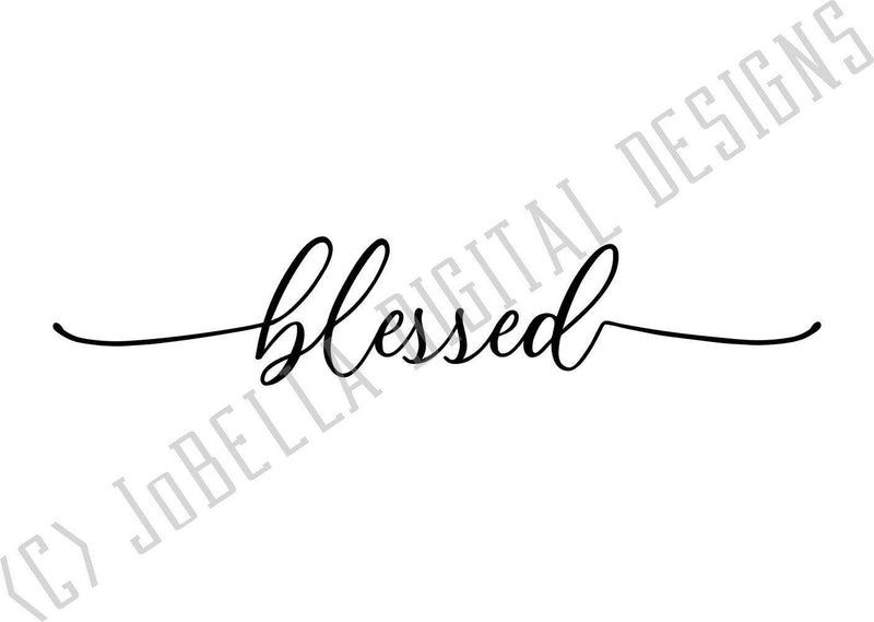 Farmhouse Blessed SVG Cut File and Printable - So Fontsy