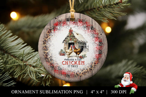 Farmhouse Christmas Ornament Sublimation Bundle Sublimation BijouBay 